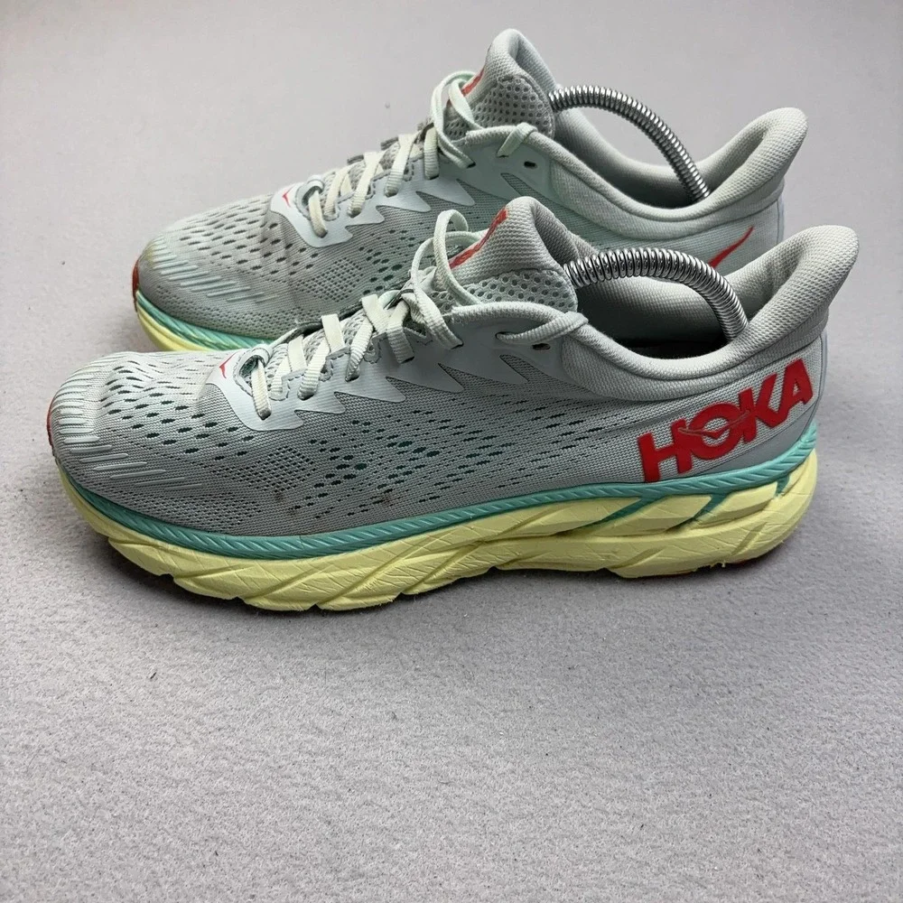 Hoka One One Clifton 7 Shoes Womens Size 11 Blue Running Sneakers Mesh Athletic